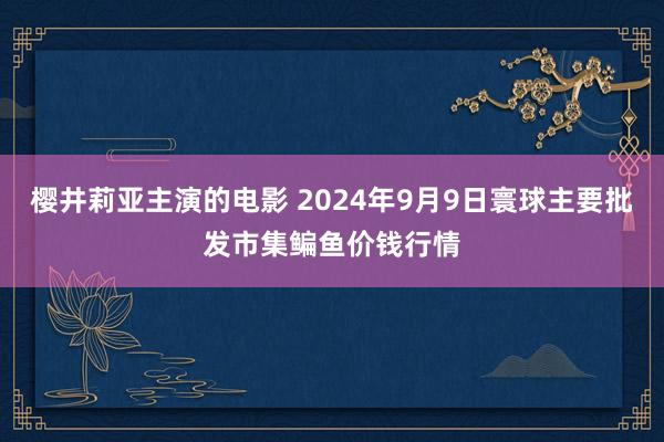 樱井莉亚主演的电影 2024年9月9日寰球主要批发市集鳊鱼价钱行情