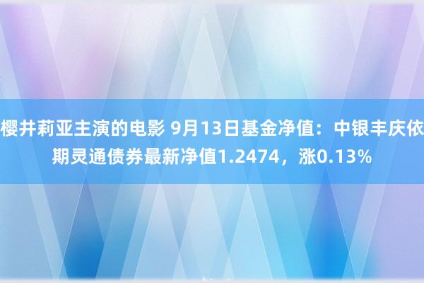 樱井莉亚主演的电影 9月13日基金净值：中银丰庆依期灵通债券最新净值1.2474，涨0.13%