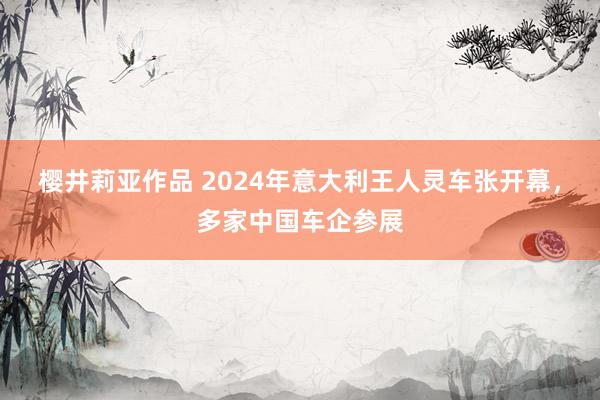 樱井莉亚作品 2024年意大利王人灵车张开幕，多家中国车企参展