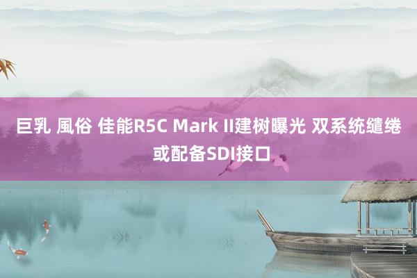 巨乳 風俗 佳能R5C Mark II建树曝光 双系统缱绻 或配备SDI接口