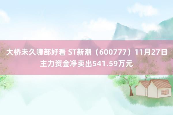 大桥未久哪部好看 ST新潮（600777）11月27日主力资金净卖出541.59万元