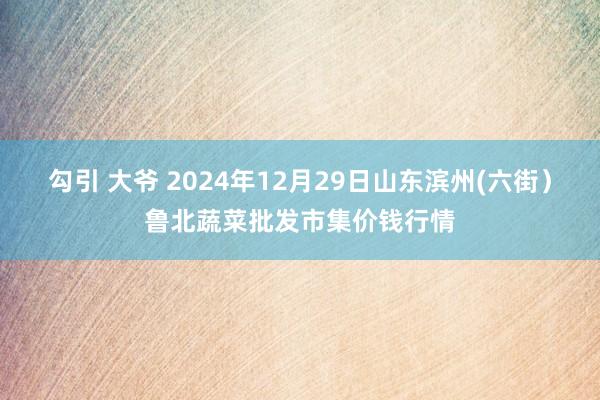 勾引 大爷 2024年12月29日山东滨州(六街）鲁北蔬菜批发市集价钱行情