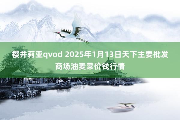 樱井莉亚qvod 2025年1月13日天下主要批发商场油麦菜价钱行情