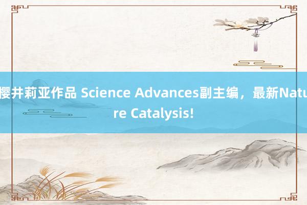 樱井莉亚作品 Science Advances副主编，最新Nature Catalysis!